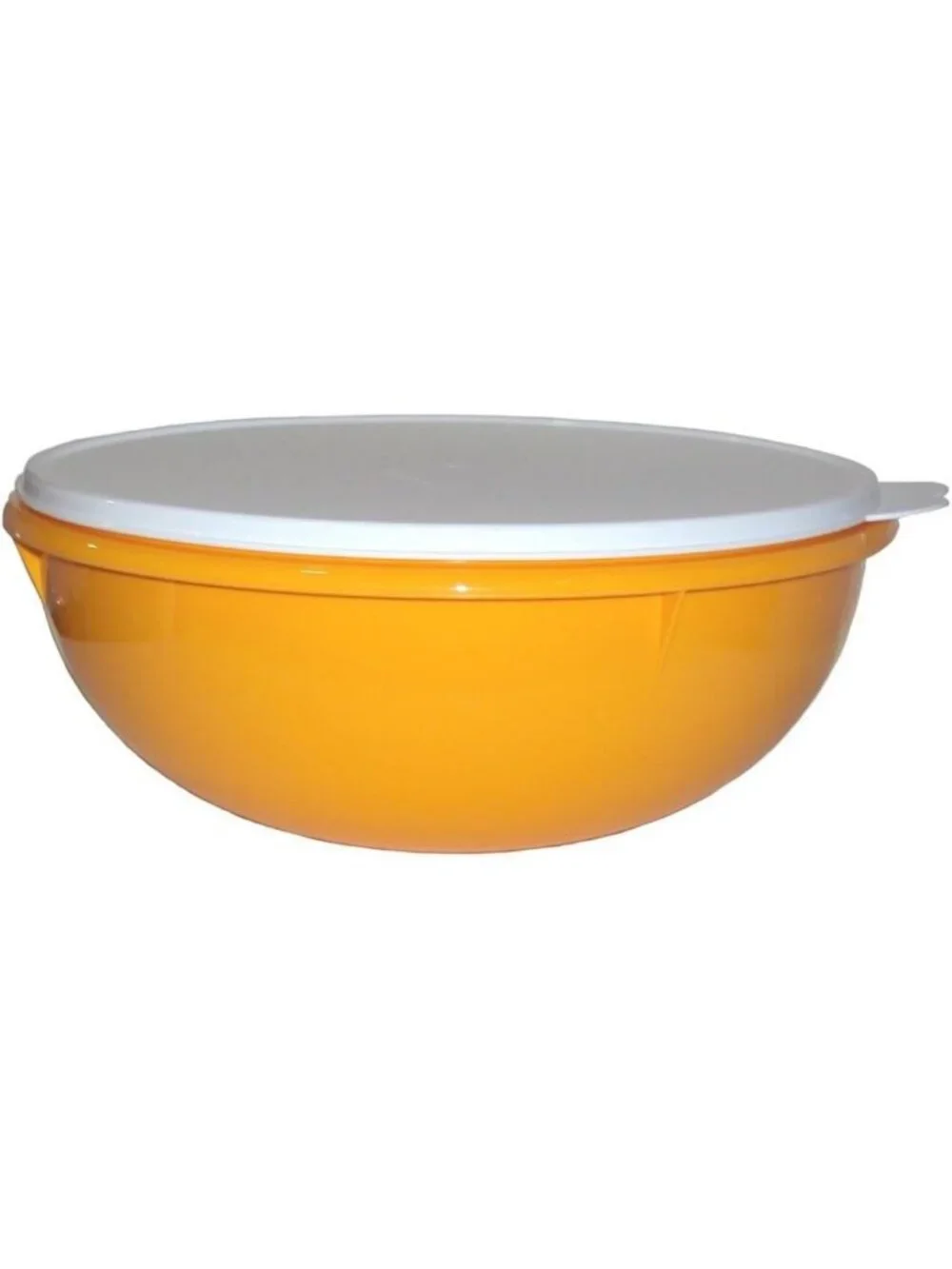 Vintage Harvest Yellow Fix N Mix Bowl with Sheer Seal - Retro Kitchen Essential